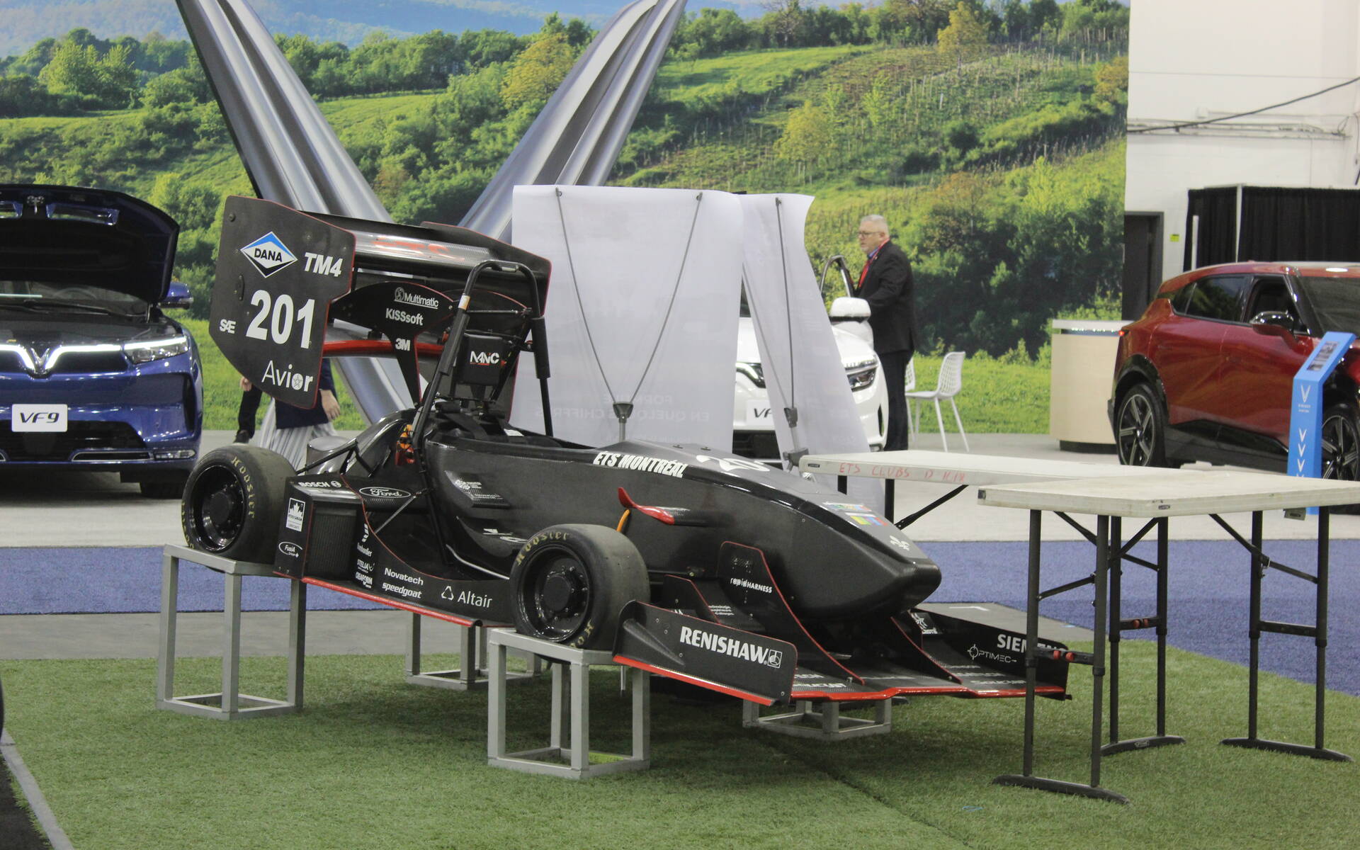 <p>Formula ETS electric race car designed by students</p>